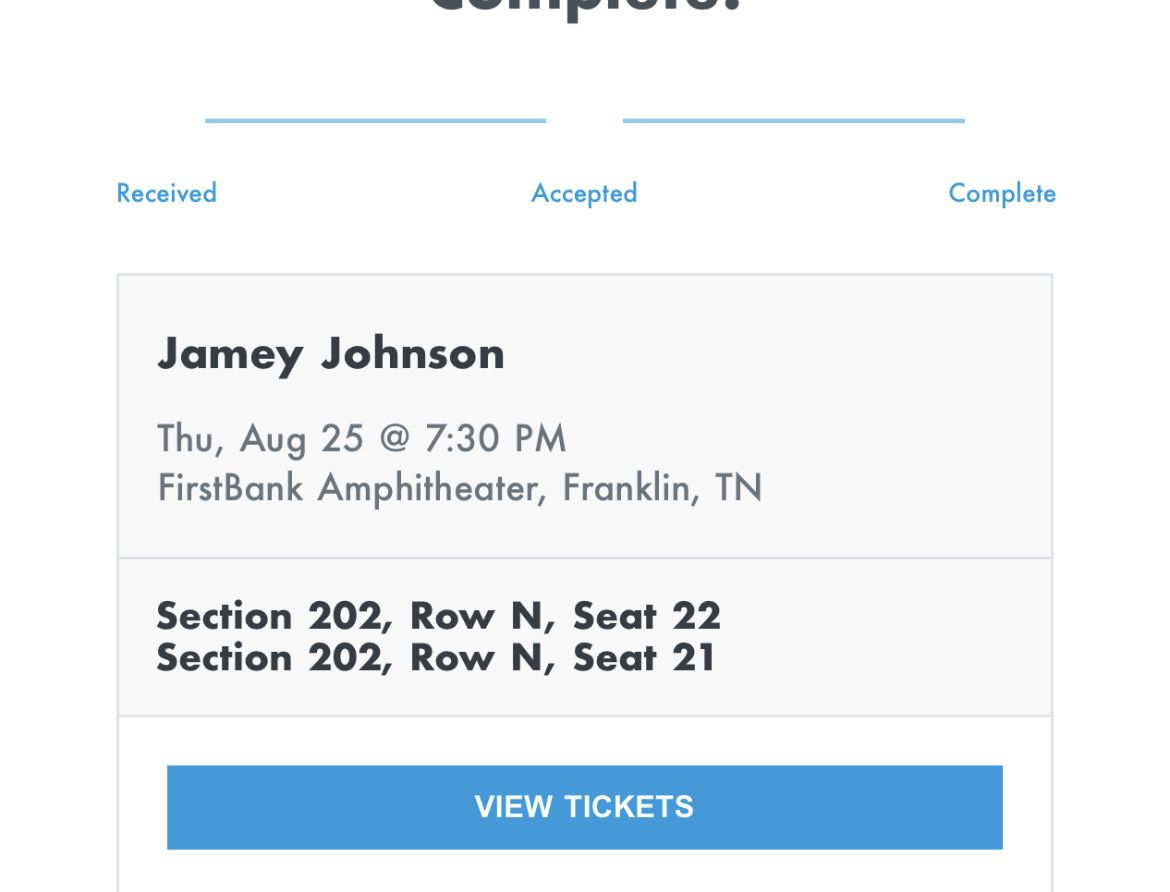 5 Tickets to Jamey Johnson 