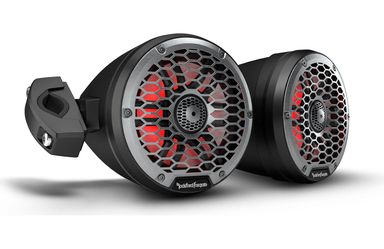 Rockford Fosgate M2WL-65MB 6-1/2" cage-mount speaker pods with RBG LED lighting