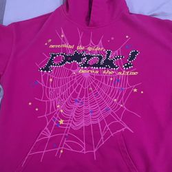 Pink Sp5der Hoodie 