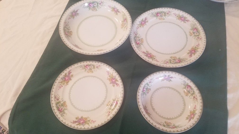 Fine China With Delicate Rose's design. Woodland Hills Ca.