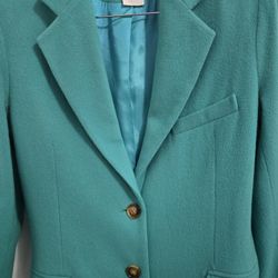 Vintage Clifford  & Wills Teal Blazer