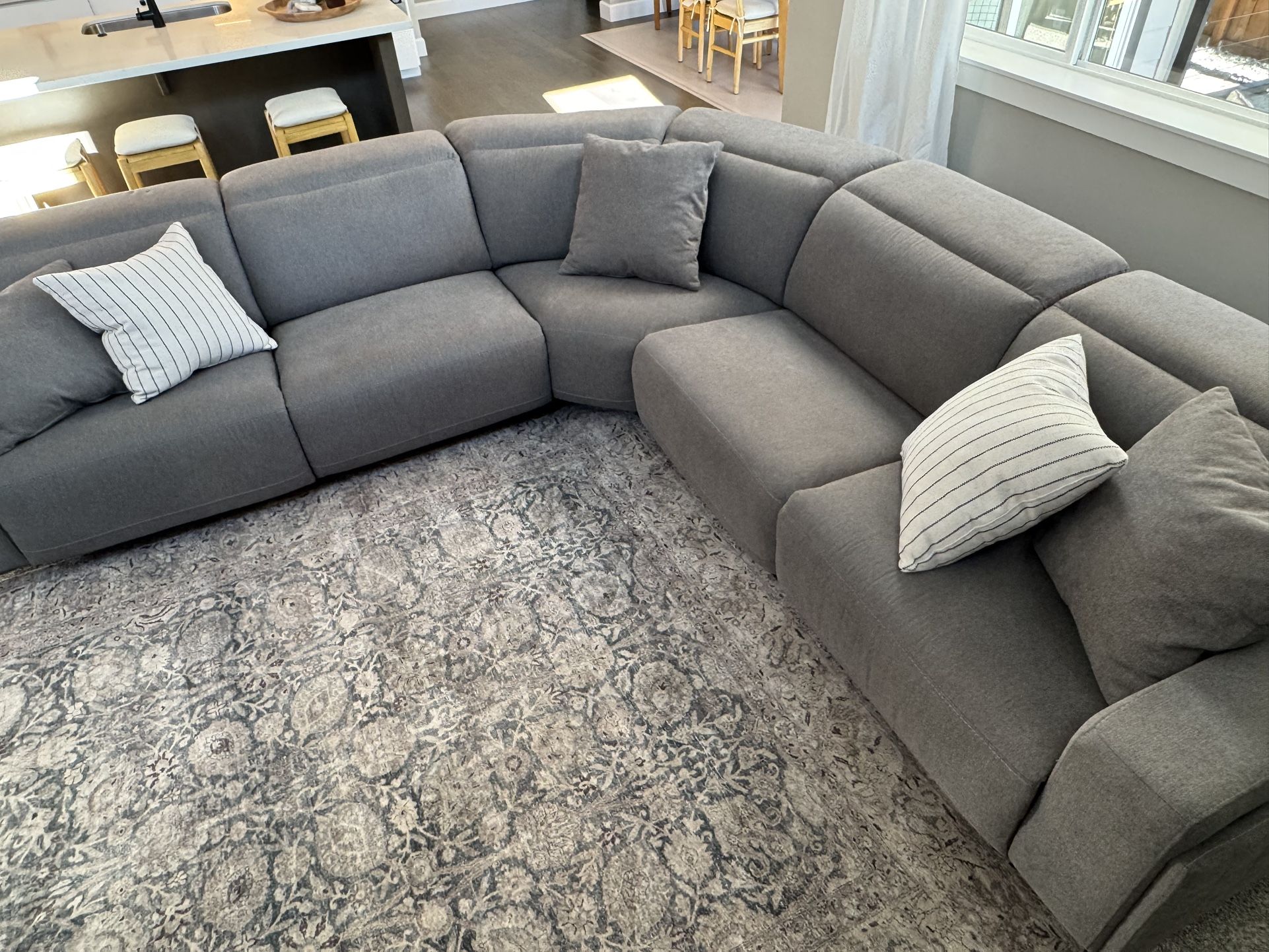 5-Piece Power Reclining Sectional