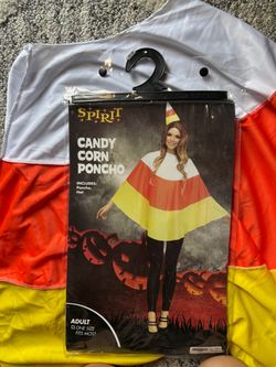 Women’s candy corn Halloween costume