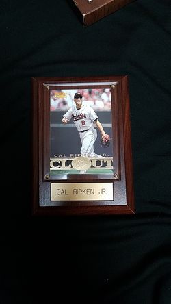 Vintage Sports plaque Cal Ripken jr.