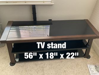 3-in-1  TV  stand   (56" x 18" x 22")  -  $95