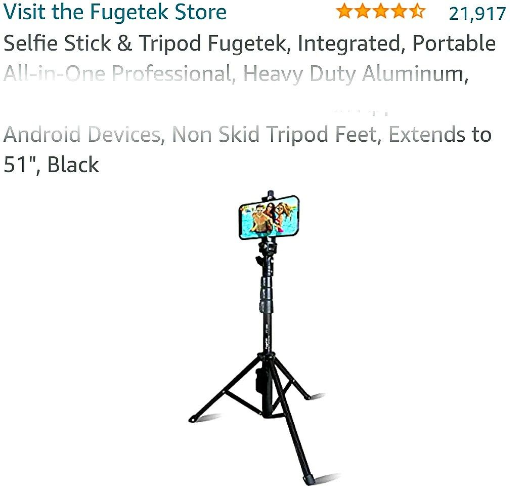 Tripod,54 Inch Extendable Phone Tripod for Cell Phone