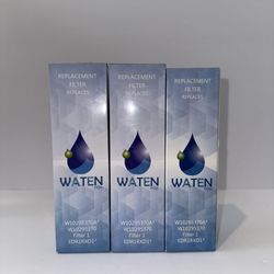 Waten H2O Replacement Filter 1 EDR1RXD1 W10295370A W10295370 New Sealed 3 Pack 