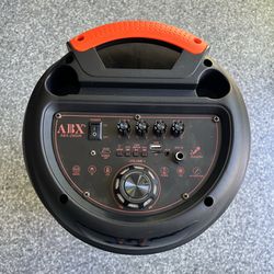 Audiobox Dual 8" Woofer Rechargeable Tower Speaker with Wheels