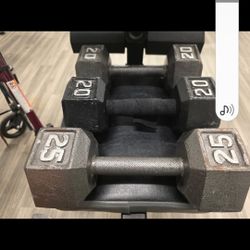 Cast Iron dumbells 