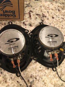 2 Alpine , car speaker