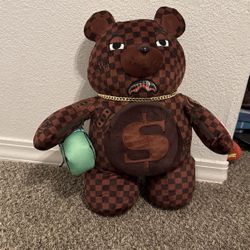 Brain New Sprayground Teddy Bear Backpack 100$