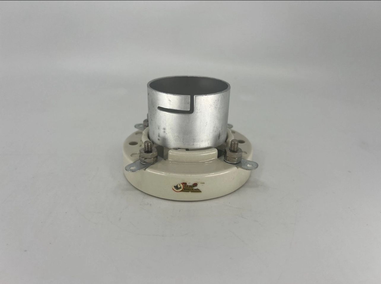 EF Johnson Ceramic 4 Pin Transmitter Vacuum Tube Twist Lock Socket