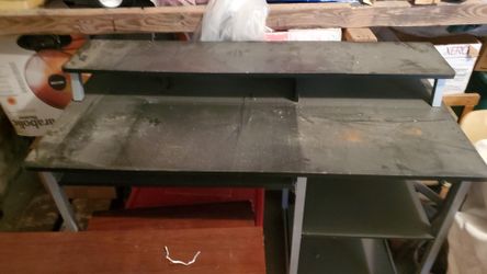 Black desk