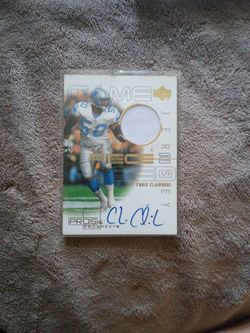 Chris Claiborne Signature Piece Signed