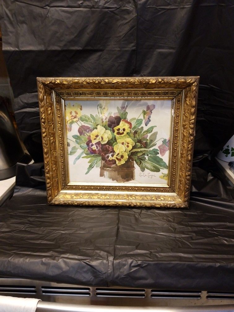 Antique Gold /gesso Picture Frame