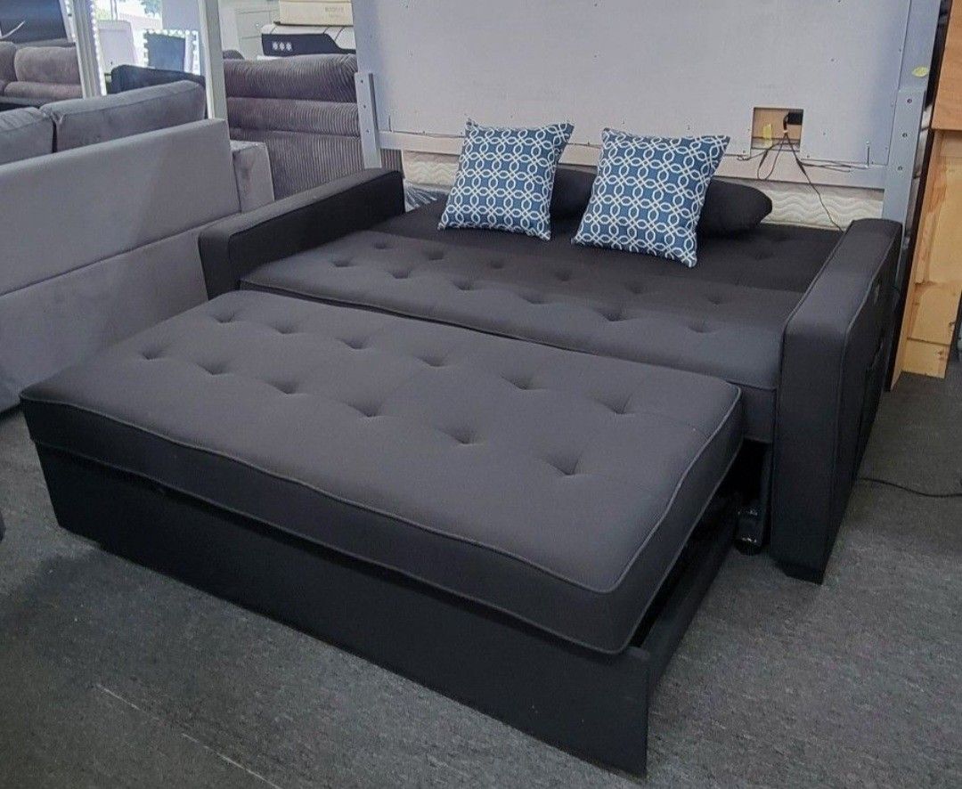 ✅️✅️ Black sectional sofa pull out sleep area✅️
