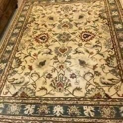 BuckHill Oriental Hand Tufted Wool Tan Room Area Rugs, $250