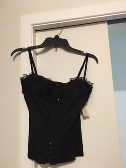Forever 21 Black Corset new with tag size L