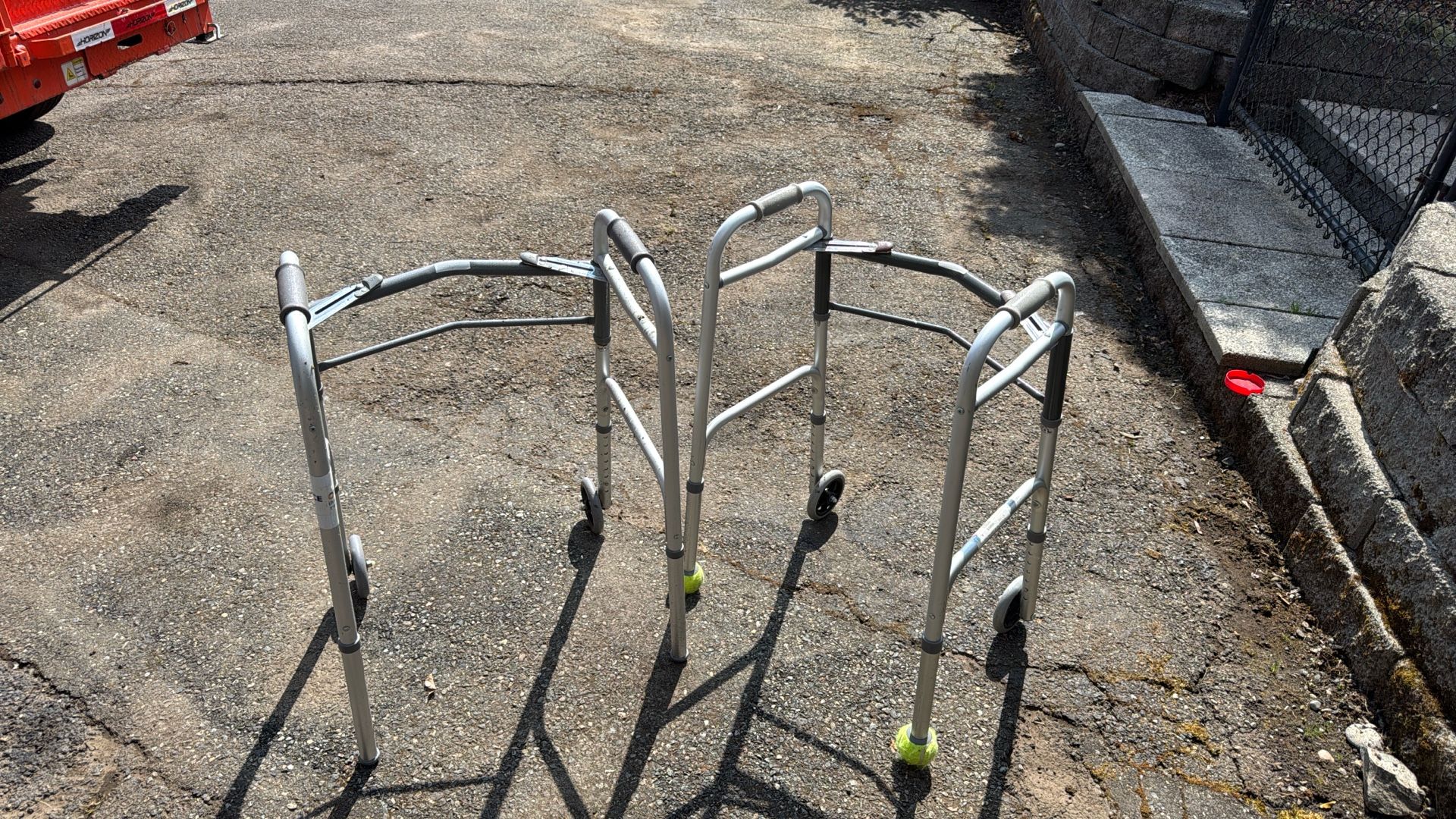 Two Free Walkers