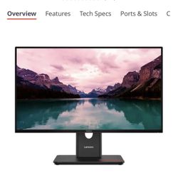 24” Lenovo Monitor Brand New In Box