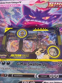 Pokémon Jolteon VMAX Premium Collection Box