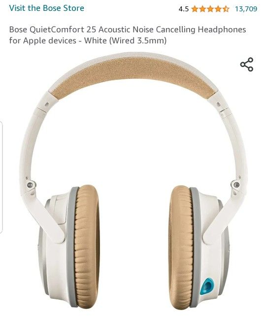 Bose QuietComfort 25 Acoustic Noise Cancelling Headphones Bose QuietComfort 25 Acoustic Noise Cancelling Headphones
