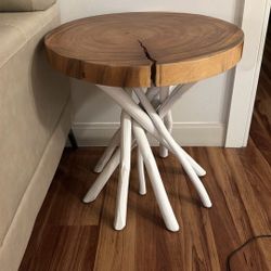 Genuine Tree Stump Side Table