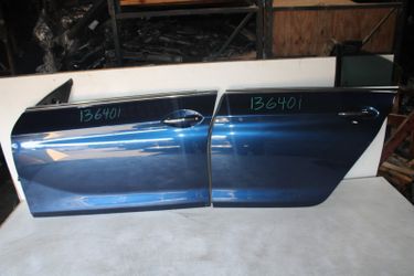 🔥 BMW F06 Gran Coupe Left Driver Door Set Complete Blue A76 OEM 640i 650i 2013-2018 🔥