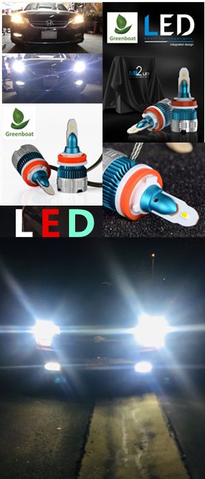 9006 HB4 LED Headlight Bulbs Kit Low Beam or Fog Light 6500K White US brand. Greenboat
