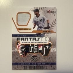 2003 Fleer Fantastix All-Star Game-Used Derek Jeter #3 Mint 