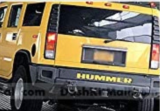 NEW YELLOW "HUMMER" LETTERING