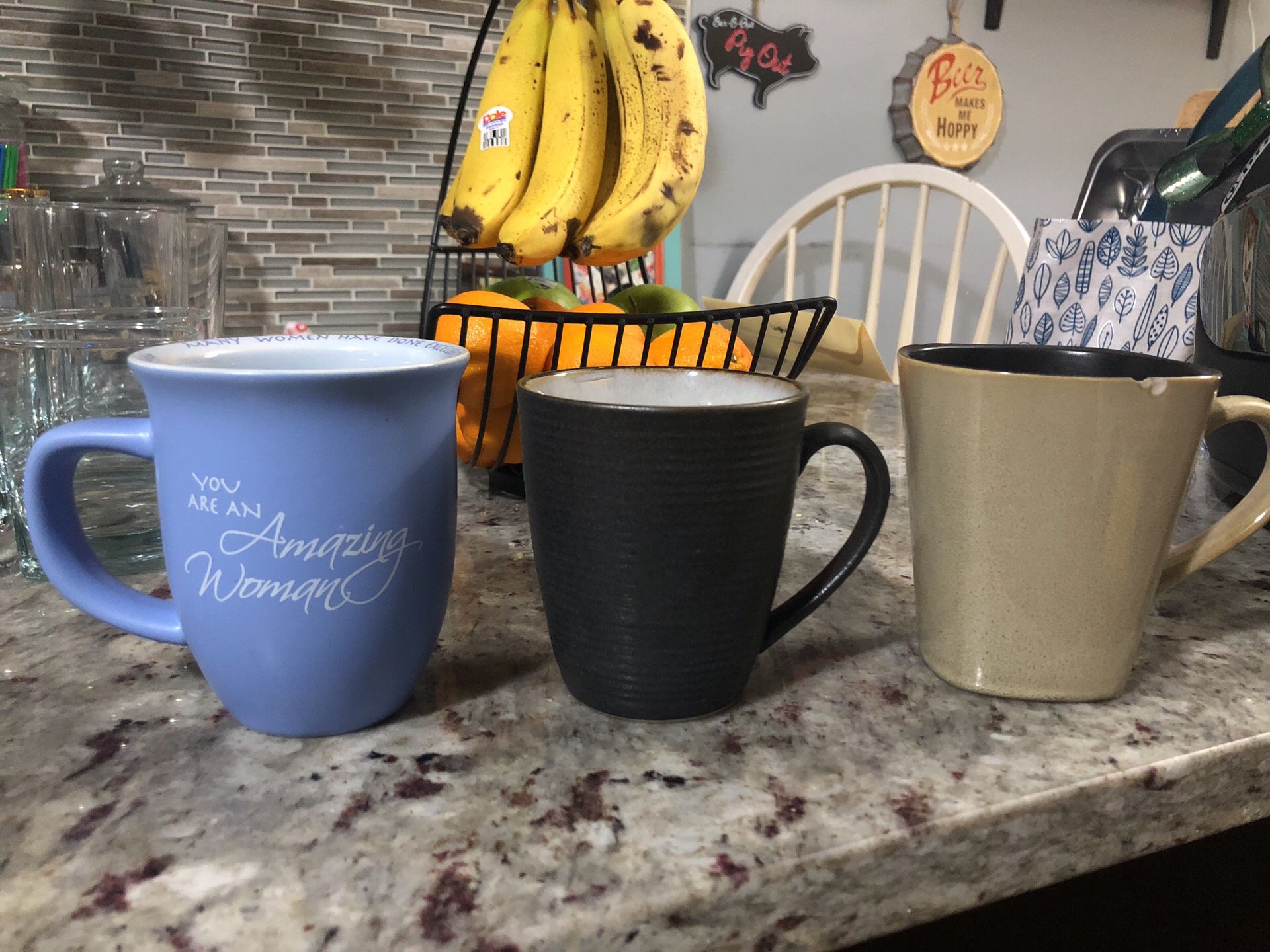 Coffee mugs $3