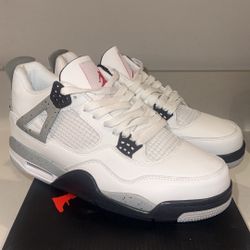 Jordan 4 White Cements 