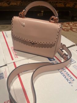 Michael Kors Blush Pink Studded Satchel Crossbody – Like New