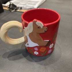 NEW STARBUCKS LUNAR YEAR 2026 HORSE CERAMIC MUG 12 OZ. - SHIPS NOW