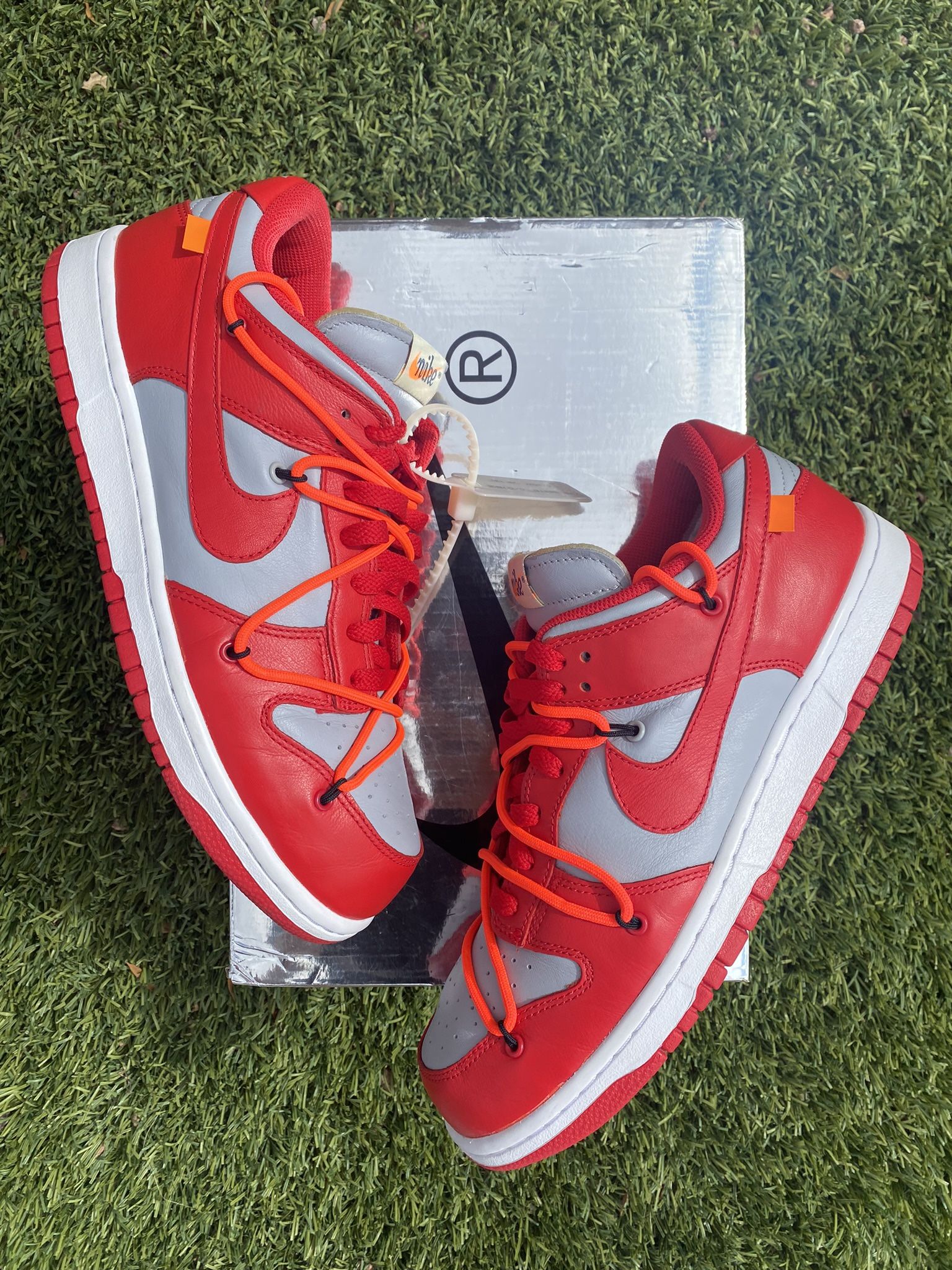 Nike Dunk Low Off White “UNLV” Size 10