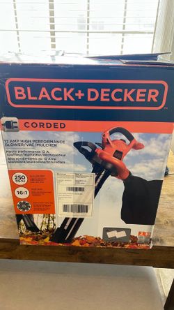 Black+decker blower vacuum