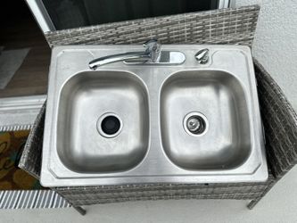 Stainless Steel Drop In Kitchen Sink 33x22