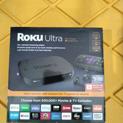 Roku Ultra Voice Remote/ JBL Headphones 