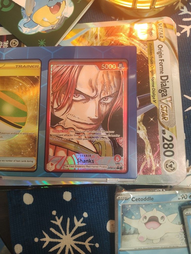 shanks op-09 001 (Parallel) Leader Card One Piece