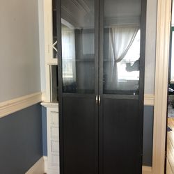 IKEA Billy / Oxberg with panel/glass doors