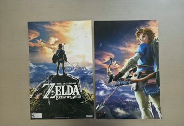 Zelda breath Of The Wild Collectible Posters Nintendo Switch 