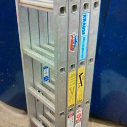 Krause MultiMatic 16 Ft Heavy Duty Multi-Position Aluminum Ladder 300lb. Load Made In USA