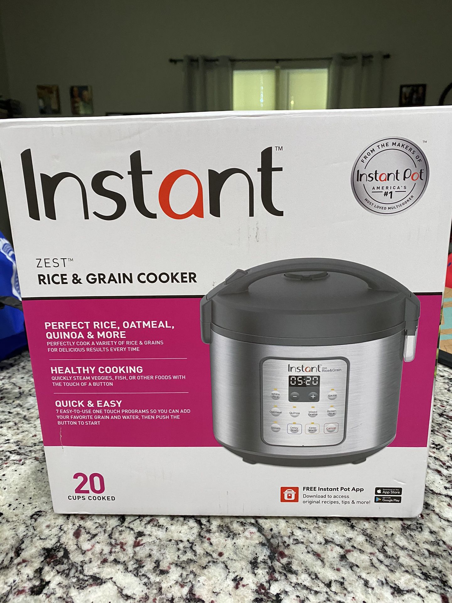 Instant Pot rice and grain cooker