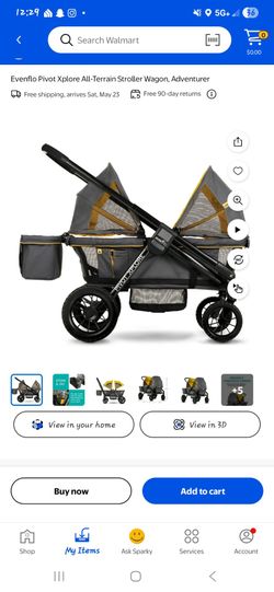 Evenflo Pivot Xplore All-Terrain Stroller Wagon, Adventurer