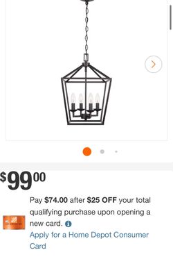 4 Light Farmhouse Chandelier