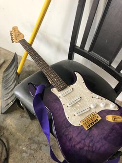 Jay turser 2024 purple guitar