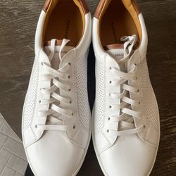 Magnanni White leather Shoes Size 12