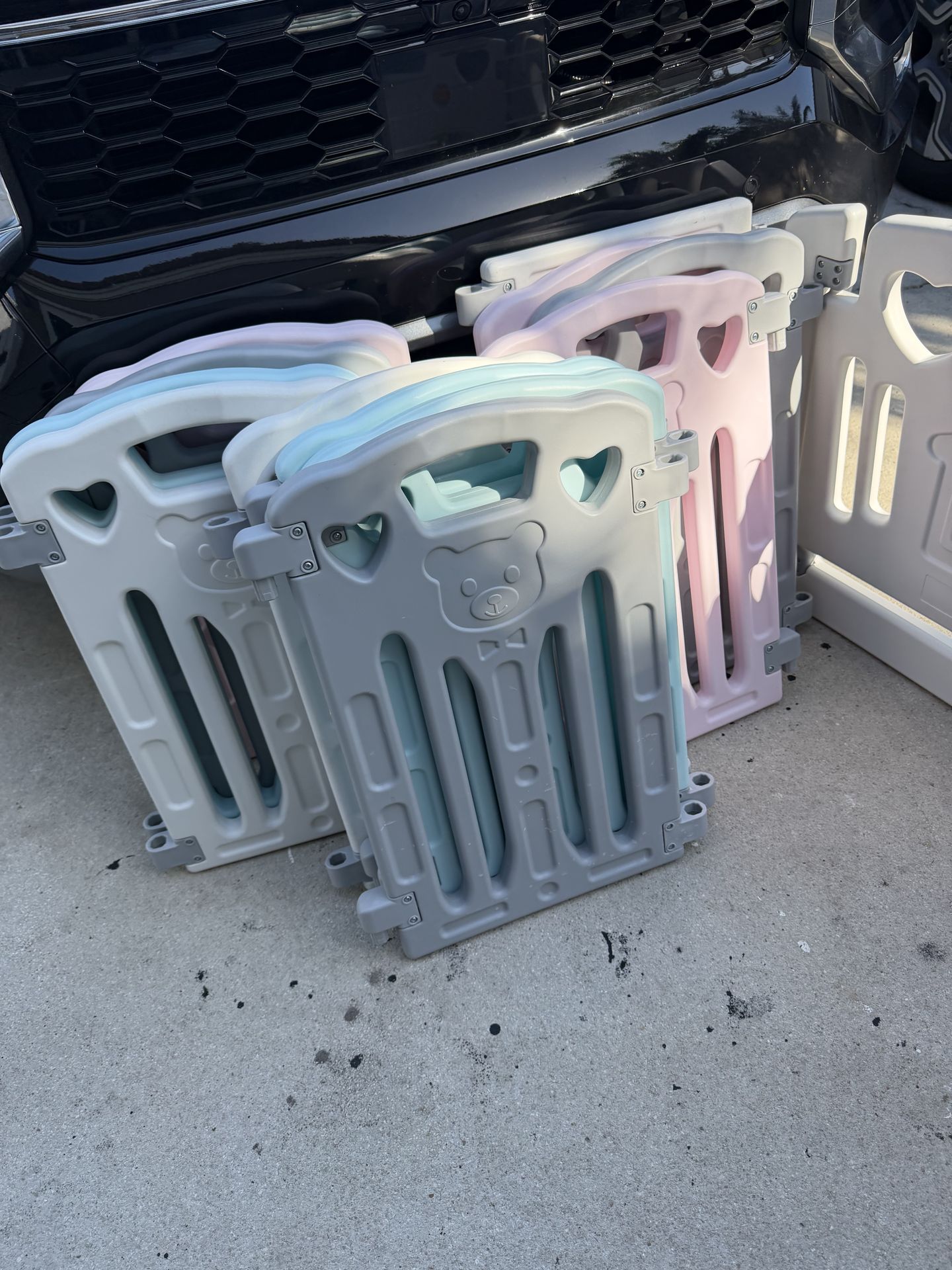 Lknew baby play yard activity gates