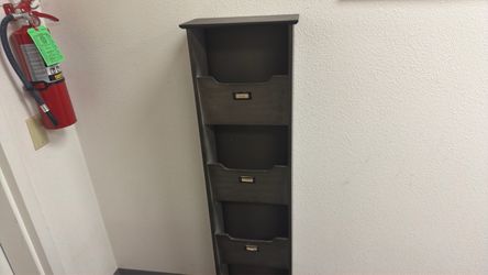 Wood file stand